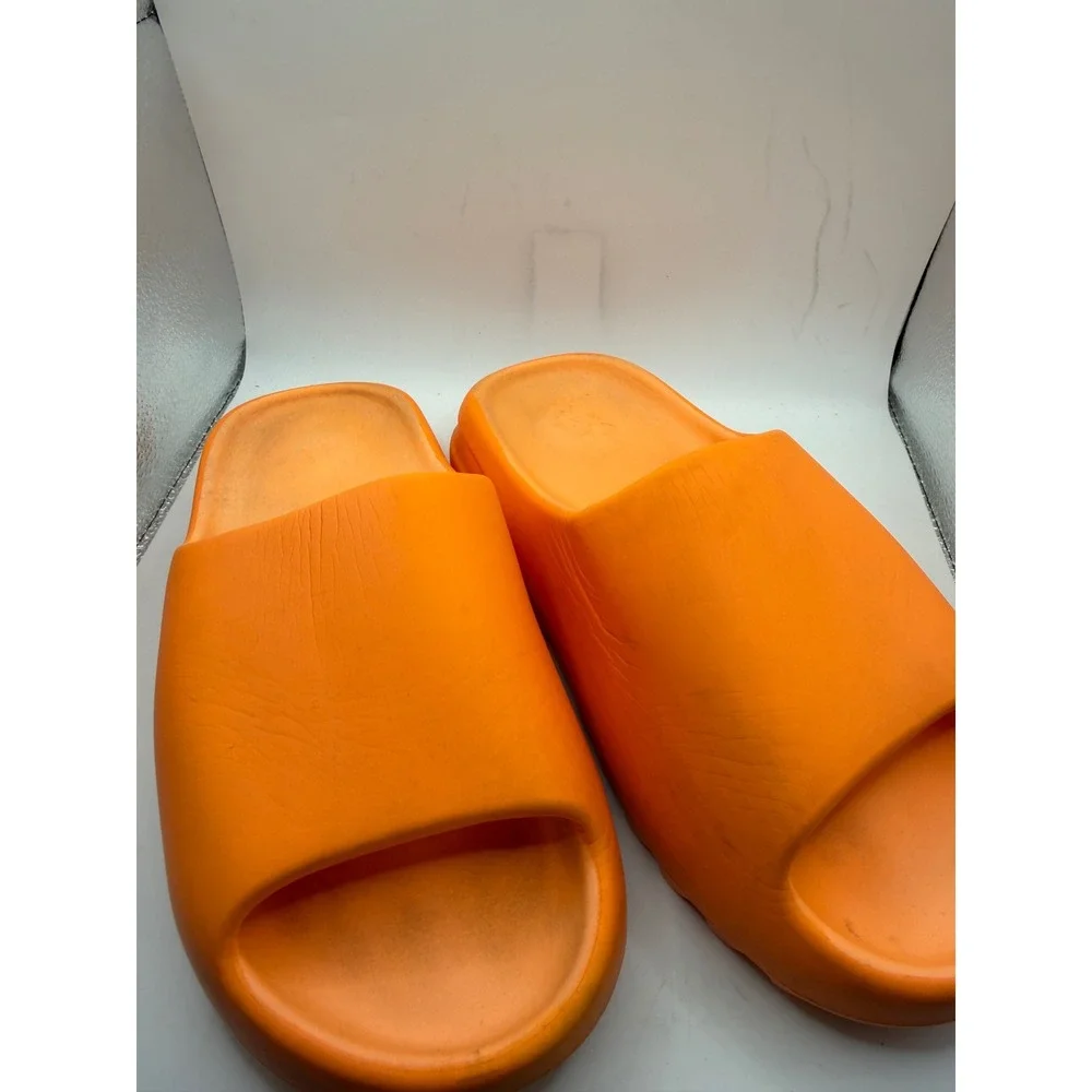 Adidas Yeezy Slide Enflame Orange GZ0953 Mens 5 Womens 6 Comfort Foam Sandals